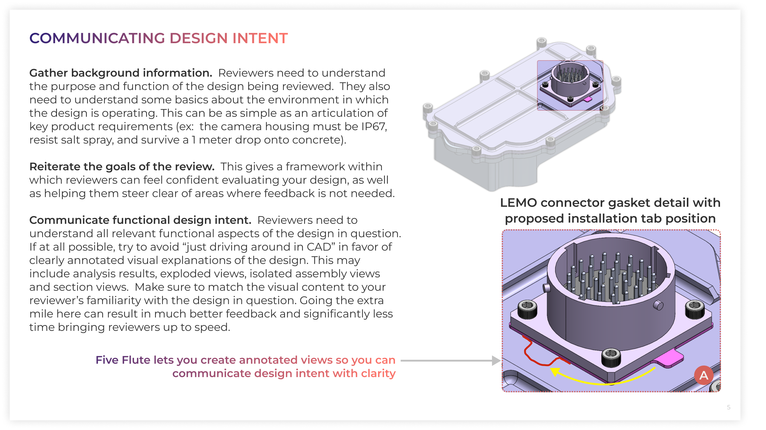 Second page of Engineering Design Reviews