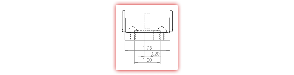 Dont cross dimension lines, or dimension hidden lines