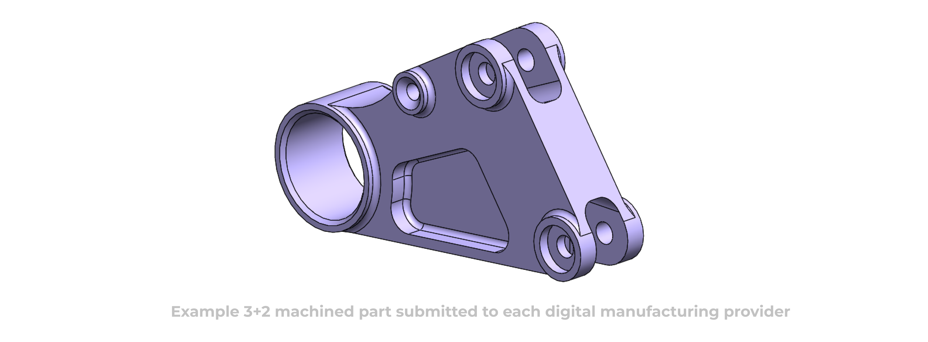 Test part submitted to US digital fabrication providers 