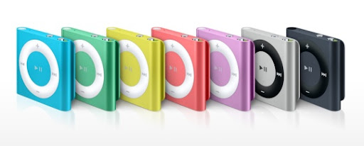 Example of anodized color matching - ipod shuffle