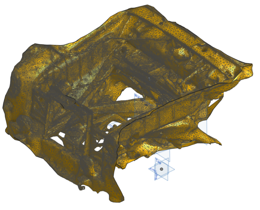 Polyscan of Mercedes 220S engine compartment