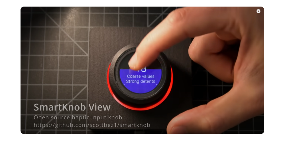 ScottBez1 open source haptic feedback knob